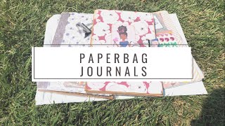 Grocery Paper Bag Journal/Agendas Tutorial + Kits for Sale
