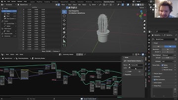 [19] Blender Cactus - Nodes Clean-Up