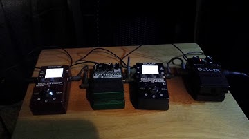 Quick Bass Octaver Comparison BOSS OC-2,  Digitech Bass Synth Wah, Zoom MS 60-B and Zoom BT100