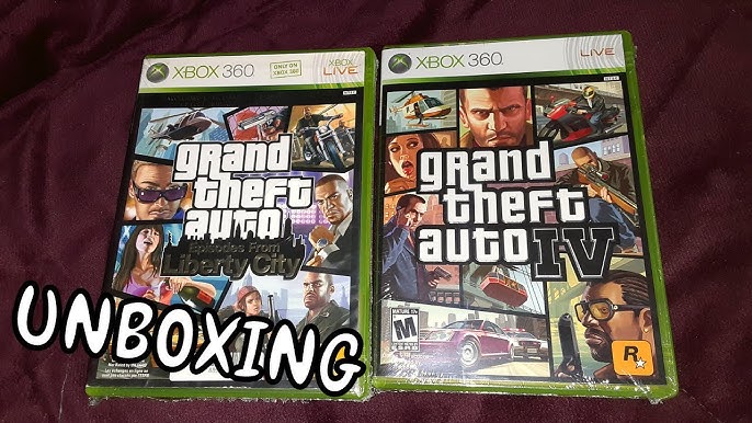 Grand Theft Auto 4 Collectors Edition Unboxing gta 4 Xbox 360 Unboxing 