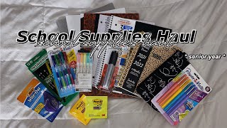 BACK TO SCHOOL SUPPLIES HAUL 2021 *Senior Year Edition*