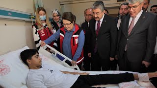 Bakan Derya Yanık Osmaniyede Depremde Yaralananları Ziyaret Etti