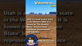 Welcome to UTAH USA The Beehive State JBManCave.com #Shorts