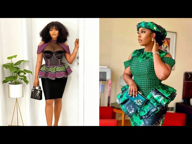 Ankara long skirt and peplum blouses are elegant and beautiful. This style  of dress has been… | Mode africaine, Mode africaine femme, Modèles de  vêtements africains