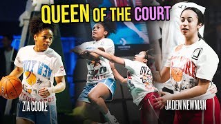 Jaden Newman Vs Zia Cooke In Greatest Queen Of The Court Game Ever All These Girls Got Beef
