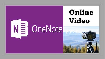 How to embed video in OneNote | Inserting a Video | How to insert an online video in OneNote