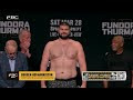 Fundora vs. Thurman WEIGH-IN LIVESTREAM