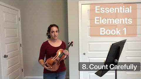 8. Count Carefully (Essential Elements Book 1) play along