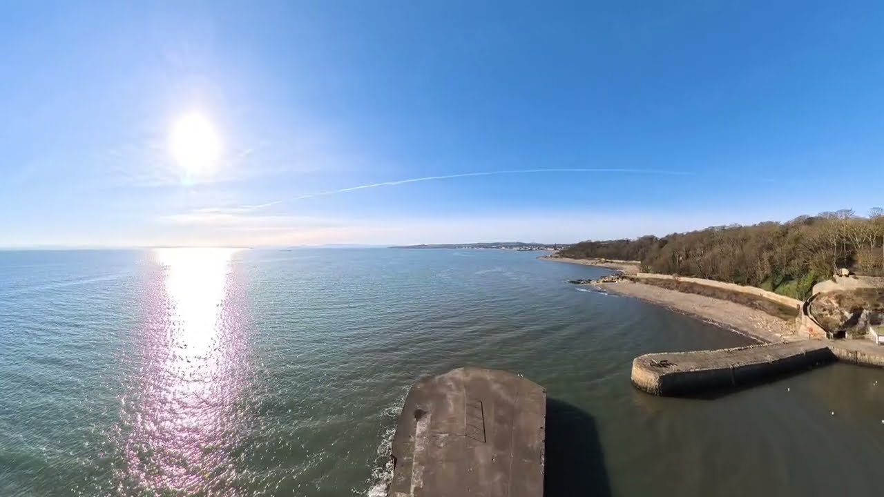Dysart harbour Scotland normal video - Antigravity A1 Drone