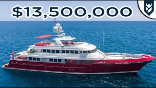 150' EXPLORER 'QING' IS FOR SALE AFTER HAVING CRUISED THE WORLD!