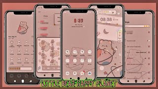 LITTLE BEAR HAPPY PLANET THEME ANDROID 10 AND 11 OPPO AND REALME EAGLE EYE TUTORIALS screenshot 5