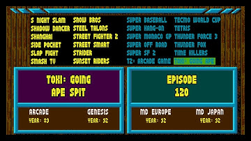 Arcade Games Vs Sega Genesis - Toki: Going Ape Spit