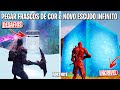 FORTNITE - COLETAR FRASCOS DE COR, NOVO ESCUDO e DESAFIOS SEMANA 1