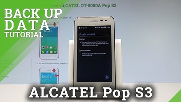 How to Back Up Data in ALCATEL Pop S3 - Allow Google Backup |HardReset.Info