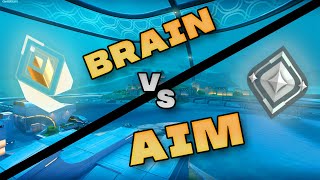 this is what RADIANT brain vs SILVER aim feels like...