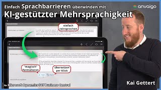 Sprachbarrieren einfach überwinden mit KI-gestützter Mehrsprachigkeit - Anvaigo Checklist App