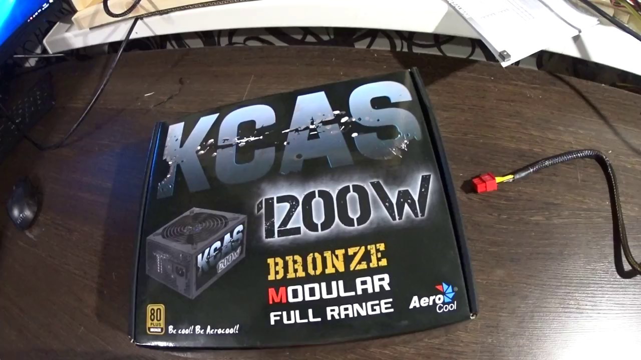 Обзор Aerocool KCAS 1200w и тест под нагрузкой - YouTube