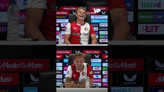 Vraag over Van Persie wordt onderbroken bij kinderpersconferentie 🫣 #Feyenoord #VanPersie