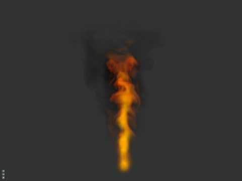 fire switch blendmode for smoke real time 3D fluid simulation GPU
