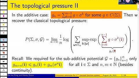 Karoly Simon (Budapest University of Technology and Economics), "Dimension estimates (...)".
