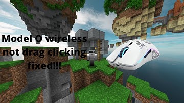 MODEL O WIRELESS NOT DRAG CLICKING? **HOW TO FIX** +skywars gameplay with model o wireless/ review