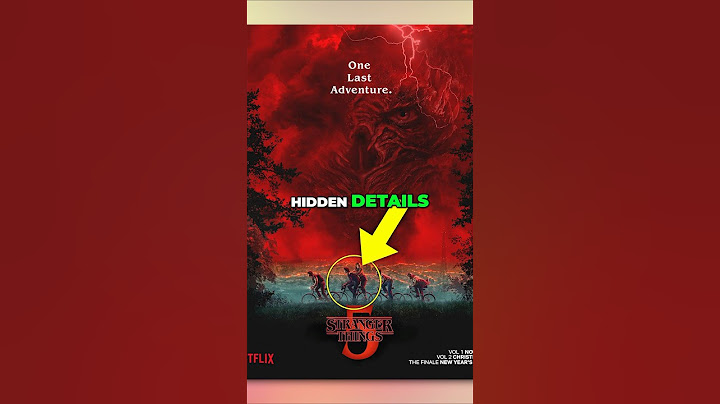 STRANGER THINGS 5 OFFICIAL POSTER REVEALED! 3 HIDDEN DETAILS 👀