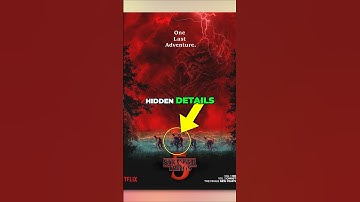 STRANGER THINGS 5 OFFICIAL POSTER REVEALED! 3 HIDDEN DETAILS 👀