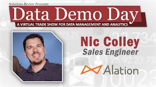 Alation – Enterprise Data Catalog Demo + Live Q&A Interview | @SolutionsReview #DataDemoDay