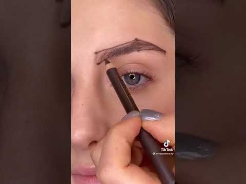 طريقة رسم الحاجب بطريقه سهله للمبتدئين