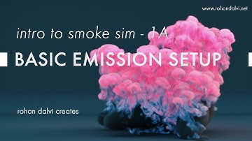 Introduction to smoke simulation - 1A - Basic Setup