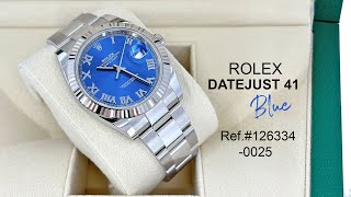 Rolex Datejust 41, Stainless Steel and 18k White Gold, 41mm, Ref# 1263340025