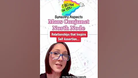 Astrology Compatibility - Mars Conjunct North Node Relationship Chart Synastry #astrologyjane