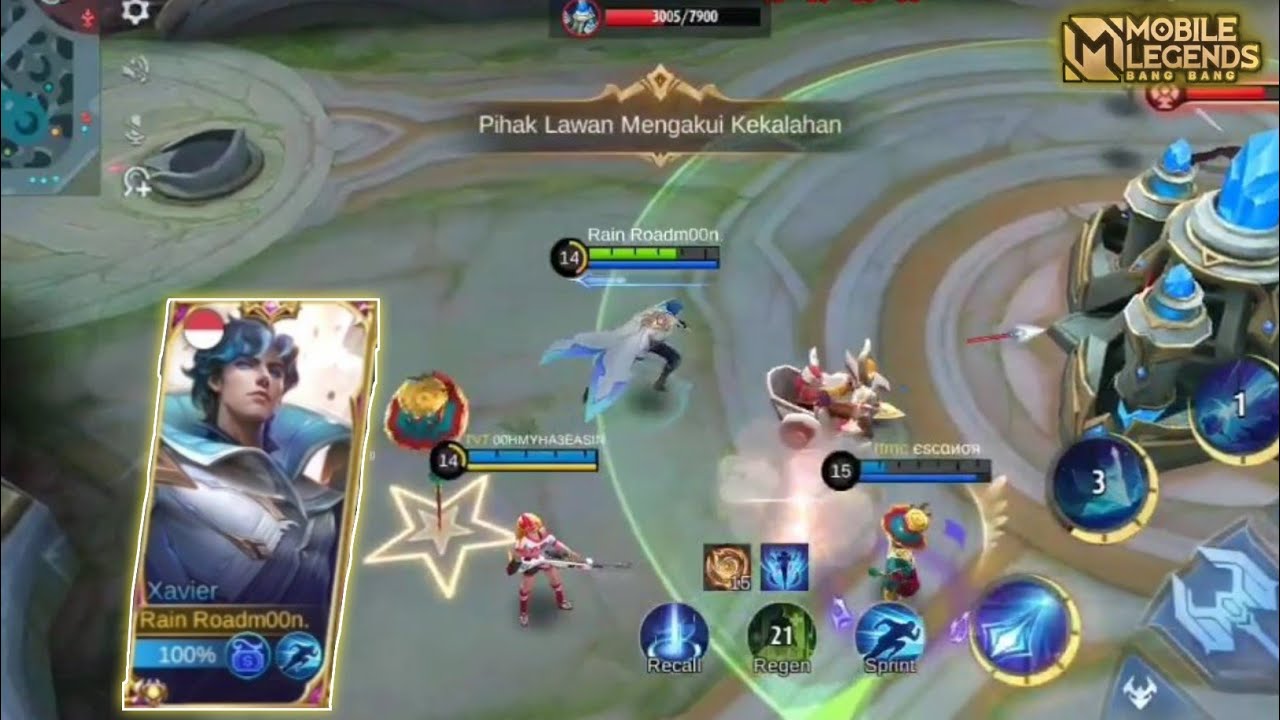 Surend Cara Bikin Musuh Surend Pakai Xavier - Mobile Legends - YouTube