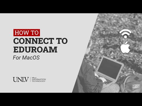 Connect your MacOS device to eduroam at UNLV