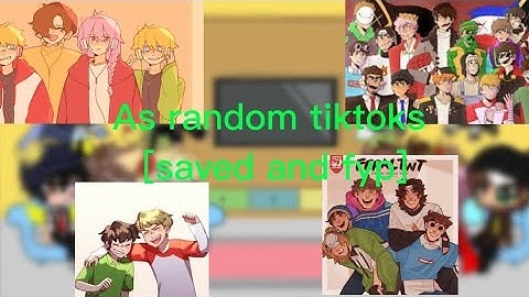 Some Dsmp members as random tiktoks [saved and fyp] | Part 1 |