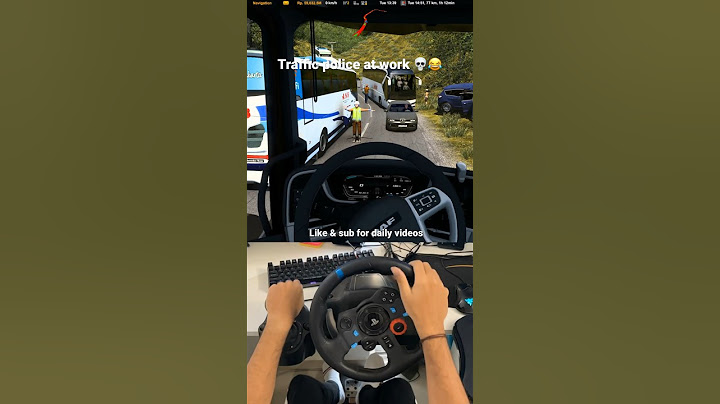 Traffic police at work in euro truck simulator 2 #shorts