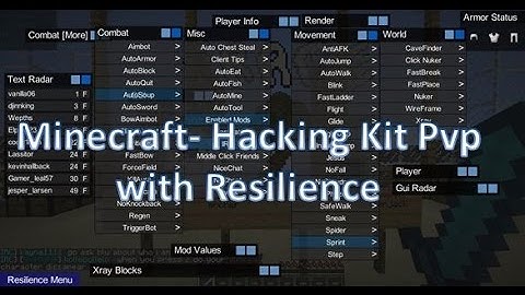 Minecraft - Kit-PVP Combat Hacking w/ Resilience