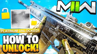 UNLOCKING PLATINUM CAMO IN MODERN WARFARE 2 - How to Unlock FASTER! (MW2 Platinum Camo Unlocked)