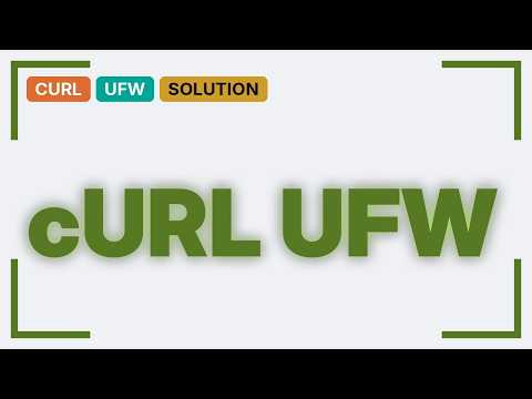 Unix & Linux: CURL timeout on remote machine after enabling UFW on server (2 Solutions!!)