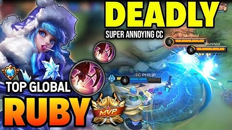 RUBY BEST BUILD 2023 | TOP GLOBAL RUBY GAMEPLAY | MOBILE LEGENDS✓
