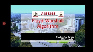 Floyd–Warshall algorithm