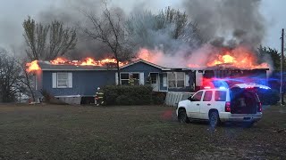 Mutual Aid Pawnee County Mobile Home Fire