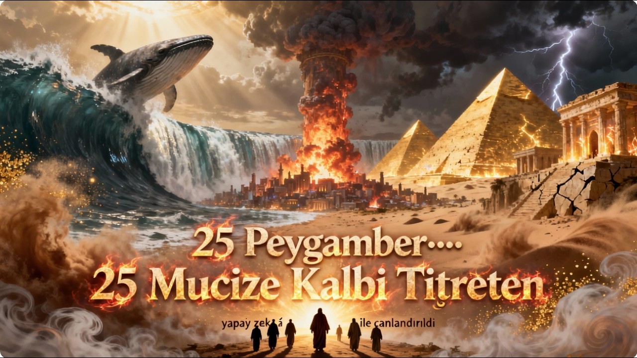 25 пророков... 25 потрясающих сердце чудес, анимированных искусственным интеллектом