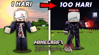 Aku Menjadi GOJO SATORU Selama 100 Hari di Minecraft JUJUTSU KAISEN!