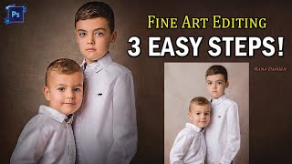 How To Create A Fine Art Portrait in less than 5 Minutes!