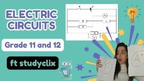 Electric Circuits: Electricity Grade 11 and 12 Physics EXAM REVISION featuring studyclix