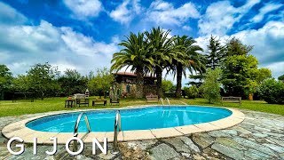 V E N D I D A  Tu 'Oasis' a 15 min. de Gijón. Casa con jardín y piscina a la venta en Asturias.