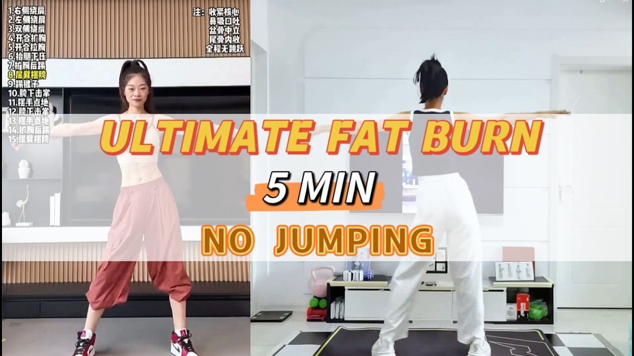 Ultimate Fat Burn! Repeat 5 Times for Amazing Results 💪 #danceworkout #sports #exerciseroutine