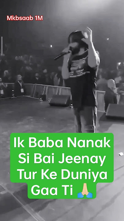 Ik Baba Nanak Si BABBU MAAN  🙏🏻 Babbu Maan Live Song #babbumaan #babbumaanlive #latestupdate