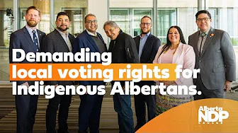 Demanding local voting rights for Indigenous Albertans